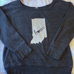 Indiana Home scoop neck sweatshirt